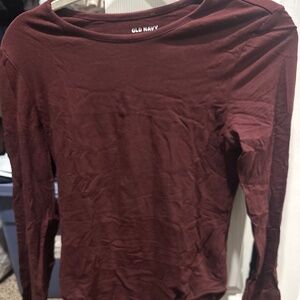 Old Navy Maroon Bodysuit